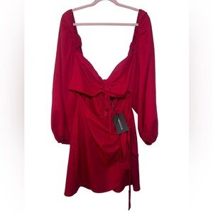 PLUS Pretty Little Thing Red Dress